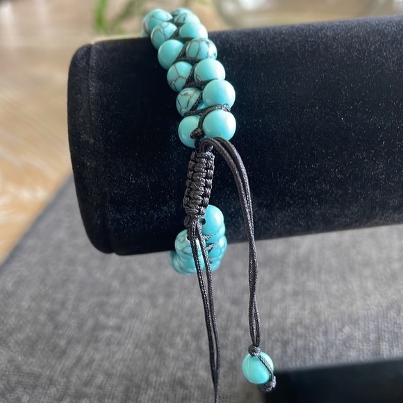 TREE Of Life Turquoise Adjustable Bracelet - Picture 3 of 3